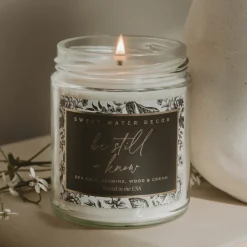 Sweet Water Decor Candles|Patterned Candles>Be Still and Know - 9 oz
