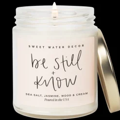 Sweet Water Decor Candles>Be Still and Know - 9 oz