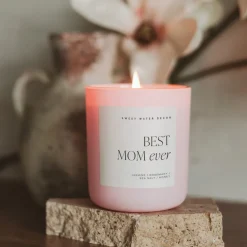 Sweet Water Decor Candles|15 Oz Matte Jars>Best Mom Ever - 15 oz