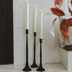 Sweet Water Decor Home Decor|Tapered>Cast Iron Taper Candle Holders