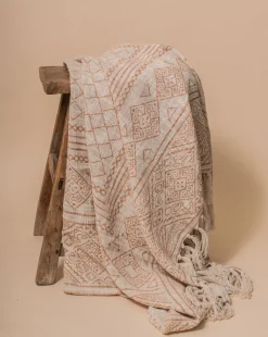 Shoppe At The Avenue Home Decor>Clay Patterned Throw - Sweet Water Decor