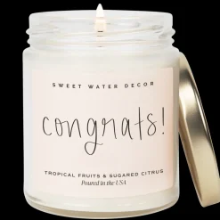 Sweet Water Decor Candles>Congrats! - 9 oz