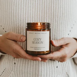 Sweet Water Decor Candles|9 Oz Amber Jars>Cozy Season - 9 oz