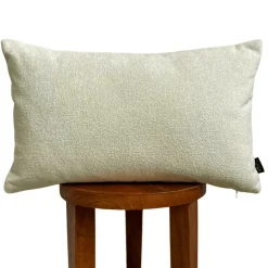 Busa Designs Pillows>Cream Sherpa Lumbar Pillow Cover