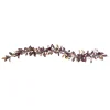 Nearly Natural Florals & Greenery>Fall Laurel Leaf with Berries Artificial Garland - Set of 2