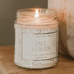 Sweet Water Decor Candles|Patterned Candles>Fall Leaves - 9 oz