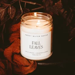 Sweet Water Decor Candles|9 Oz Clear Jars>Fall Leaves - 9 oz