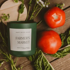 Sweet Water Decor Candles|15 Oz Matte Jars>Farmer's Market - 15 oz