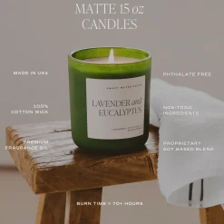 Sweet Water Decor Candles|15 Oz Matte Jars><noscript><img width=