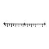 Shoppe At The Avenue Home Decor>Forged Metal Wall Rod with Hooks