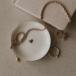 Sweet Water Decor Trays & Ring Dishes>Gold Heart