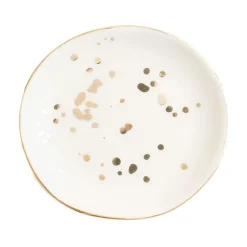 Sweet Water Decor Trays & Ring Dishes>Gold Speckled