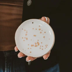 Sweet Water Decor Trays & Ring Dishes>Gold Speckled