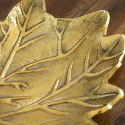 Nearly Natural Home Decor>Gold Tree of Life Leaf Decorative Accent