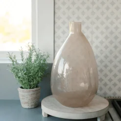 CG Hunter Home Decor>Hammered Glass Vase in Peach - Sweet Water Decor