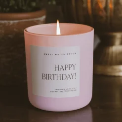 Sweet Water Decor Candles|15 Oz Matte Jars>Happy Birthday! - 15 oz