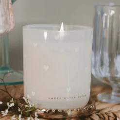 Sweet Water Decor Candles|Patterned Candles>Heart Detail - 12 oz