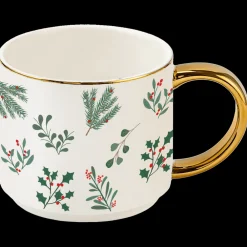 Sweet Water Decor Drinkware>Holiday Greenery 14 oz Mug