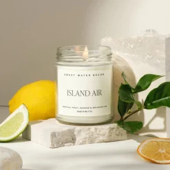 Sweet Water Decor Candles|9 Oz Clear Jars>Island Air - 9 oz