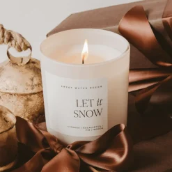 Sweet Water Decor Candles|15 Oz Matte Jars>Let it Snow - 15 oz