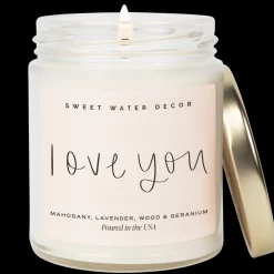 Sweet Water Decor Candles>Love You - 9 oz