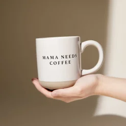 Sweet Water Decor Drinkware>Mama Needs Coffee 14 oz Mug