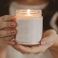 Sweet Water Decor Candles|Patterned Candles>Mango and Coconut - 9 oz