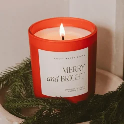 Sweet Water Decor Candles|15 Oz Matte Jars>Merry and Bright - 15 oz
