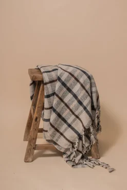 Shoppe At The Avenue Home Decor|Blankets>Miles Throw with Tassels - Sweet Water Decor