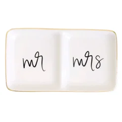 Sweet Water Decor Trays & Ring Dishes>Mr. and Mrs.