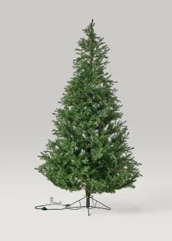 Afloral.com Florals & Greenery>Noble Fir Pre-Lit LED Christmas Tree with White Lights