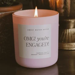 Sweet Water Decor Candles|15 Oz Matte Jars>Omg! You're Engaged! - 15 oz
