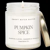 Sweet Water Decor Candles|9 Oz Clear Jars>Pumpkin Spice - 9 oz
