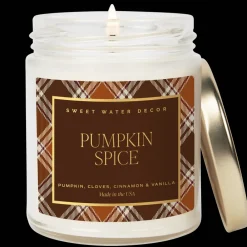 Sweet Water Decor Candles|Patterned Candles>Pumpkin Spice - 9 oz