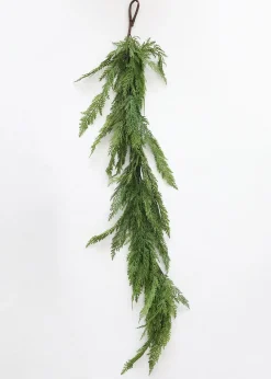Afloral.com Florals & Greenery>Real Touch Lebanon Cedar Holiday Table Garland - 48" - Sweet Water Decor