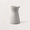 White Cliff Studio Rugs|Kitchen>Rugueux Stoneware Carafe Pitcher in Pearl