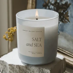 Sweet Water Decor Candles|15 Oz Matte Jars>Salt and Sea - 15 oz