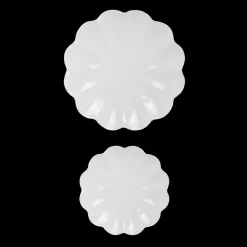 Sweet Water Decor Home Decor|Trays & Ring Dishes>Scalloped Trays - Set of 2