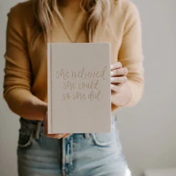 Sweet Water Decor Journals>She Believed She Could So She Did