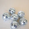 Shoppe At The Avenue Home Decor>Silver Disco Ball Ornament set - Sweet Water Decor