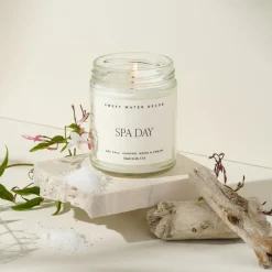 Sweet Water Decor Candles|9 Oz Clear Jars>Spa Day - 9 oz