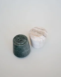 Shoppe At The Avenue Kitchen|Home Decor>Stacking Marble Salt and Pepper Shaker Set