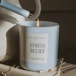 Sweet Water Decor Candles|15 Oz Matte Jars>Stress Relief - 15 oz