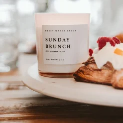 Sweet Water Decor Candles|11 Oz White Jars>Sunday Brunch - 11 oz