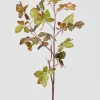 Afloral.com Florals & Greenery>Tall Burgundy Green Faux Chestnut Leaf Branch