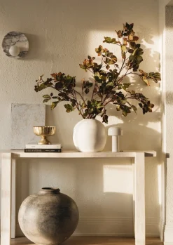 Afloral.com Florals & Greenery>Tall Burgundy Green Faux Chestnut Leaf Branch