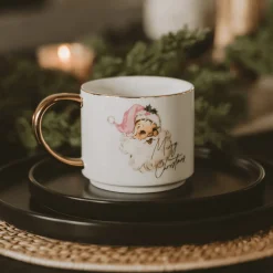 Sweet Water Decor Drinkware>Vintage Santa 14 oz Mug