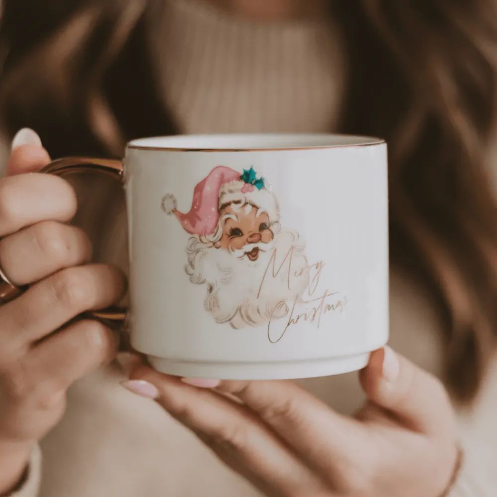 Sweet Water Decor Drinkware>Vintage Santa 14 oz Mug