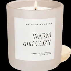 Sweet Water Decor Candles|15 Oz Matte Jars>Warm and Cozy - 15 oz