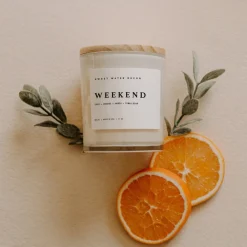 Sweet Water Decor Candles|11 Oz White Jars>Weekend - 11 oz
